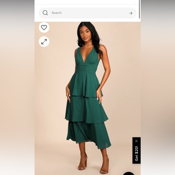 slim fit dress slacks Cowl Neck Pleated A-Line Chiffon Midi Dress - Sage Green